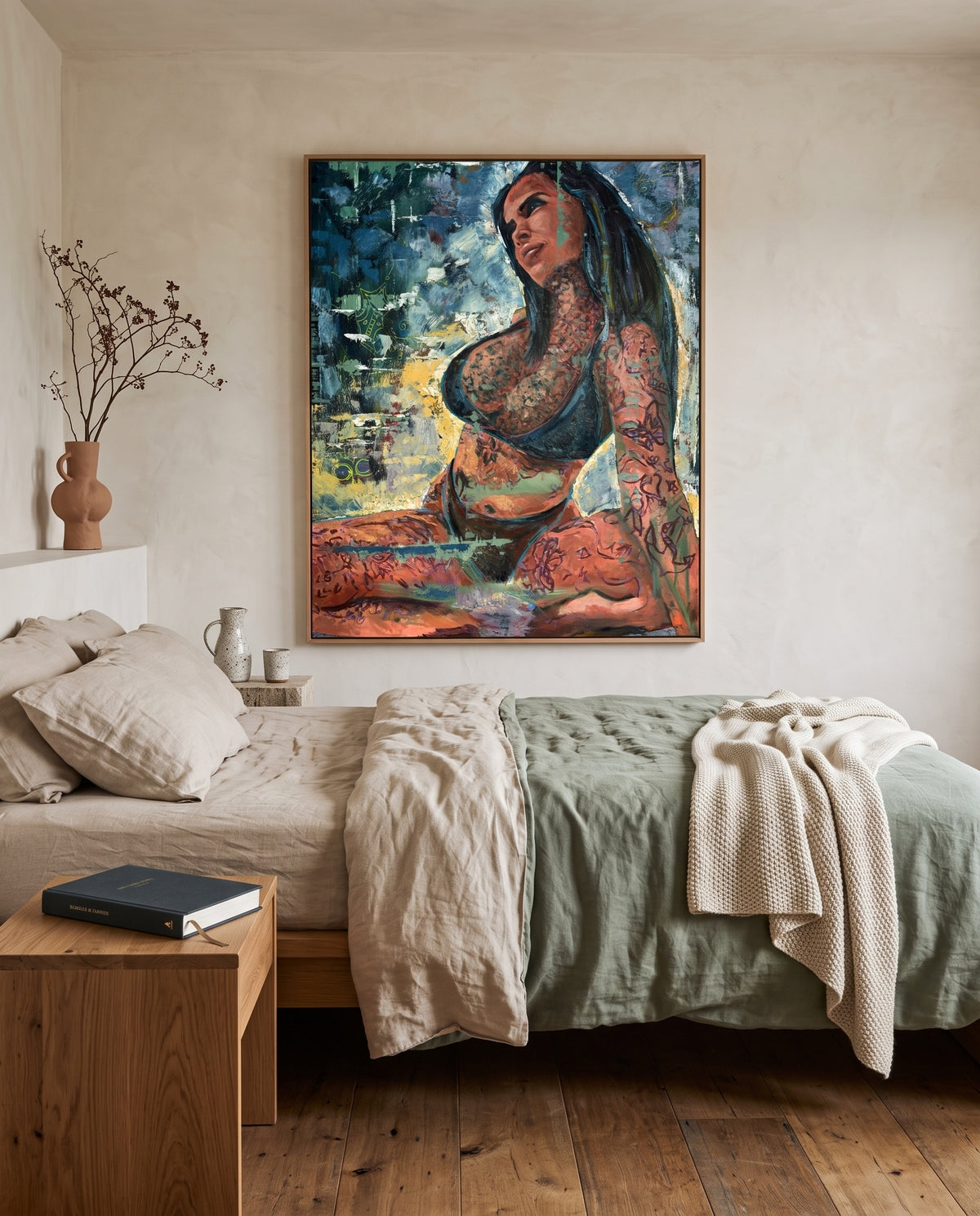 Dailey (Illustrated) in a room: an impression, not a measurement