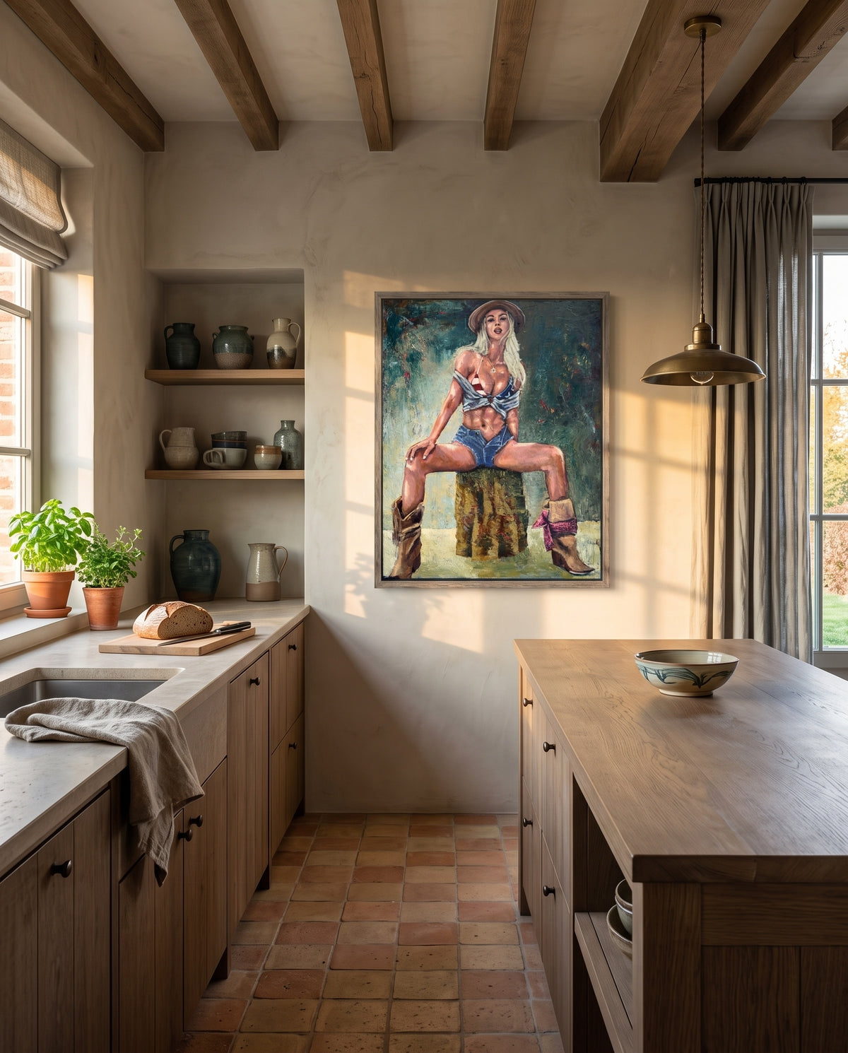 Veronika (American Girl) in a room: an impression, not a measurement